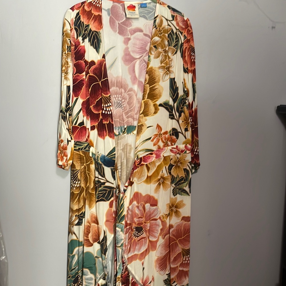 Farm Rio wrap maxi dress size small. Great condition.